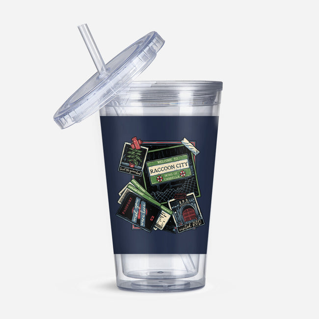 Don't Mind The Zombies-None-Acrylic Tumbler-Drinkware-glitchygorilla