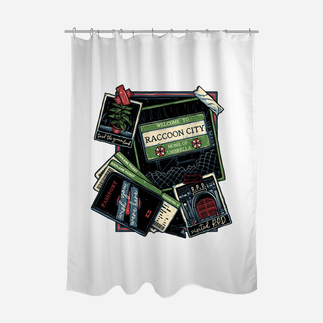 Don't Mind The Zombies-None-Polyester-Shower Curtain-glitchygorilla