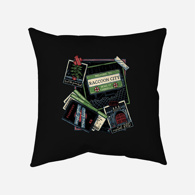 Don't Mind The Zombies-None-Non-Removable Cover w Insert-Throw Pillow-glitchygorilla