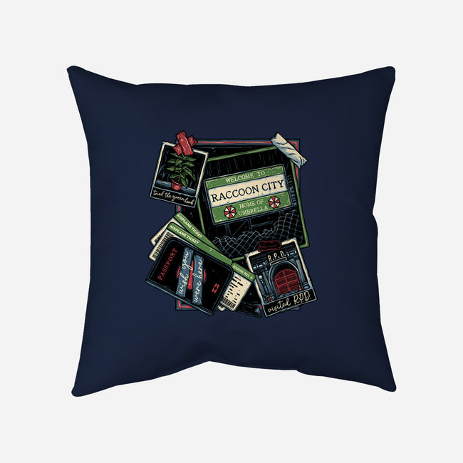 Don't Mind The Zombies-None-Removable Cover w Insert-Throw Pillow-glitchygorilla