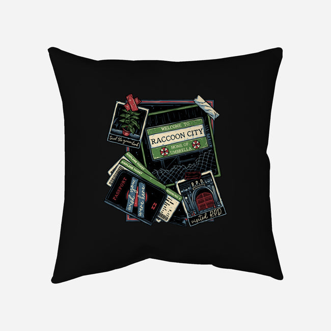 Don't Mind The Zombies-None-Removable Cover-Throw Pillow-glitchygorilla