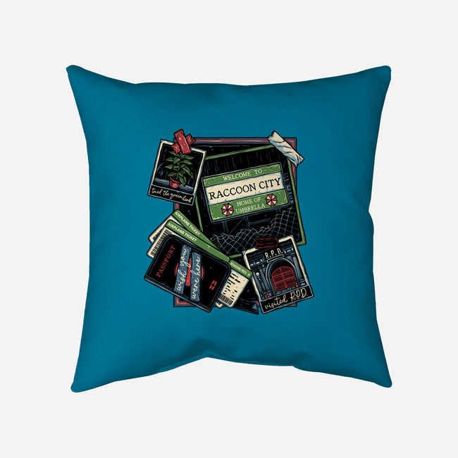 Don't Mind The Zombies-None-Removable Cover-Throw Pillow-glitchygorilla