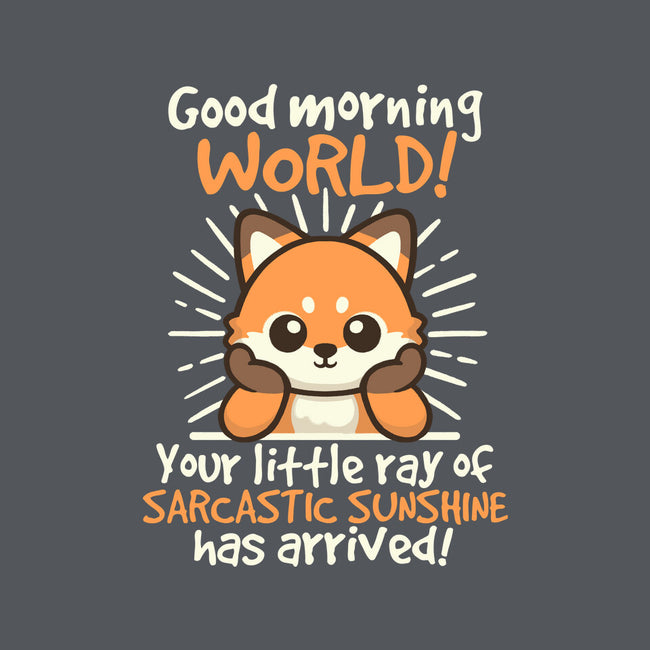 Fox Sarcastic Sunshine-Unisex-Crew Neck-Sweatshirt-NemiMakeit