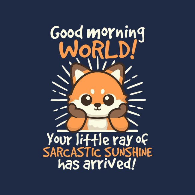 Fox Sarcastic Sunshine-Unisex-Zip-Up-Sweatshirt-NemiMakeit