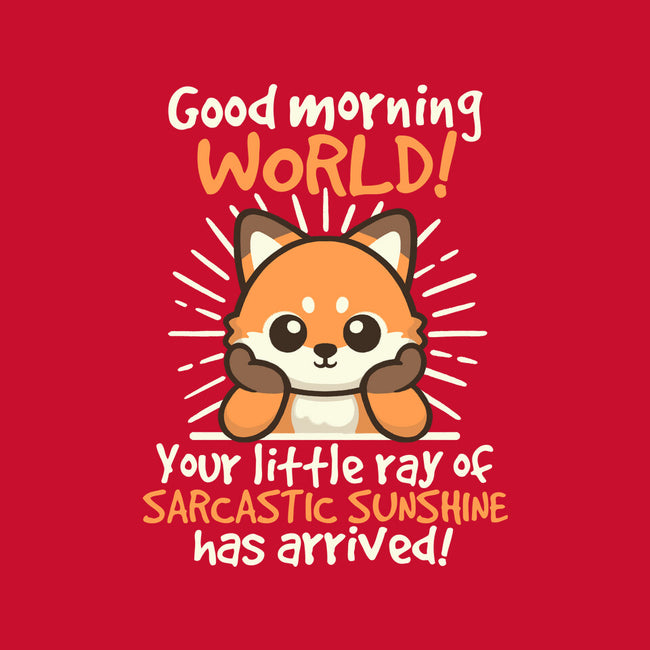 Fox Sarcastic Sunshine-Unisex-Pullover-Sweatshirt-NemiMakeit