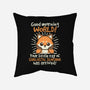 Fox Sarcastic Sunshine-None-Removable Cover w Insert-Throw Pillow-NemiMakeit