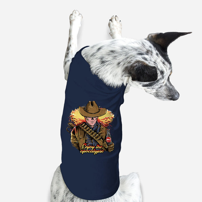 Enjoy The Apocalypse-Dog-Basic-Pet Tank-Alan Maia