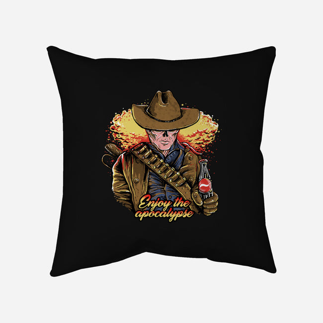 Enjoy The Apocalypse-None-Non-Removable Cover w Insert-Throw Pillow-Alan Maia