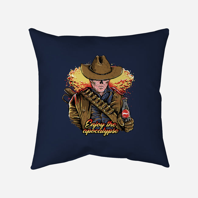 Enjoy The Apocalypse-None-Non-Removable Cover w Insert-Throw Pillow-Alan Maia