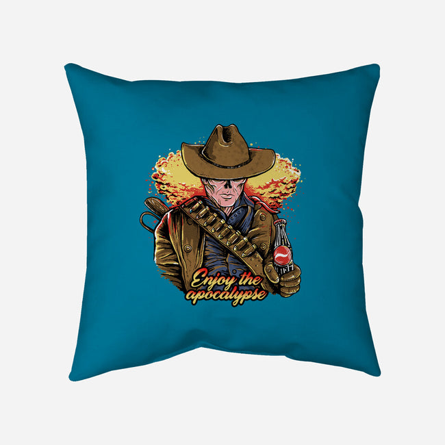 Enjoy The Apocalypse-None-Non-Removable Cover w Insert-Throw Pillow-Alan Maia