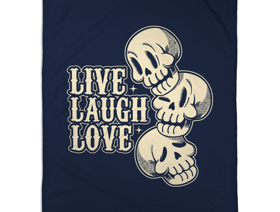 Live Laugh Love Skeleton
