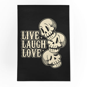 Live Laugh Love Skeleton