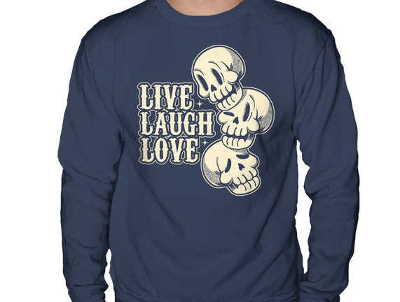 Live Laugh Love Skeleton