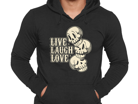 Live Laugh Love Skeleton