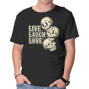 Live Laugh Love Skeleton