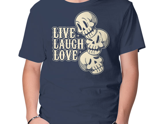 Live Laugh Love Skeleton