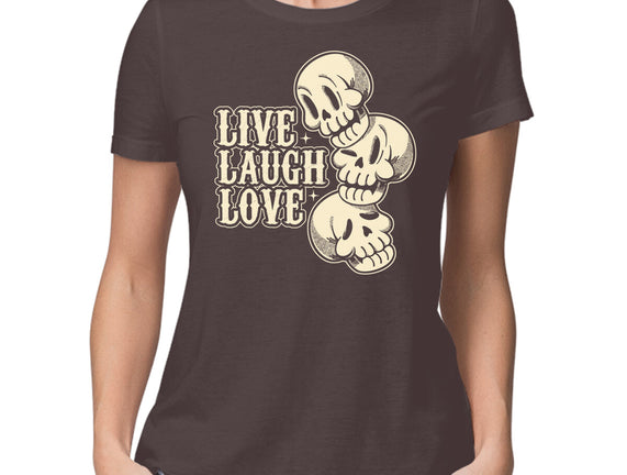 Live Laugh Love Skeleton