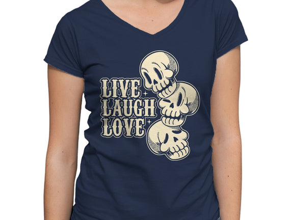 Live Laugh Love Skeleton