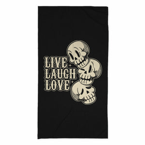 Live Laugh Love Skeleton