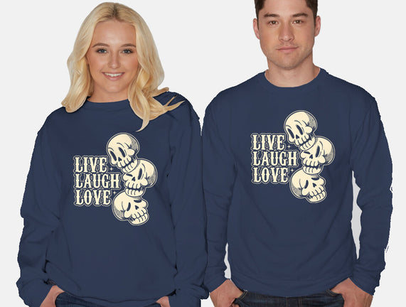 Live Laugh Love Skeleton