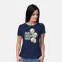 Live Laugh Love Skeleton-Womens-Basic-Tee-tobefonseca