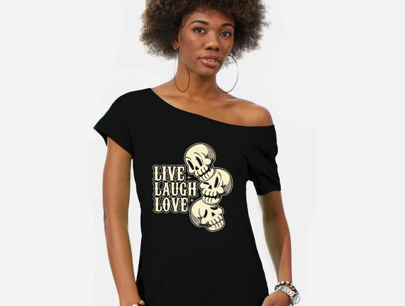 Live Laugh Love Skeleton