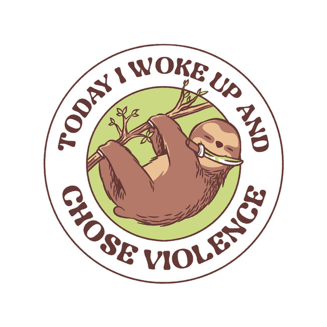 Woke Up And Chose Violence-Unisex-Zip-Up-Sweatshirt-tobefonseca