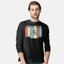 Vintage Bomber Pop-Mens-Long Sleeved-Tee-kg07