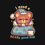 Beary Good Nap-Mens-Heavyweight-Tee-TechraNova