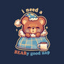 Beary Good Nap-Womens-Basic-Tee-TechraNova