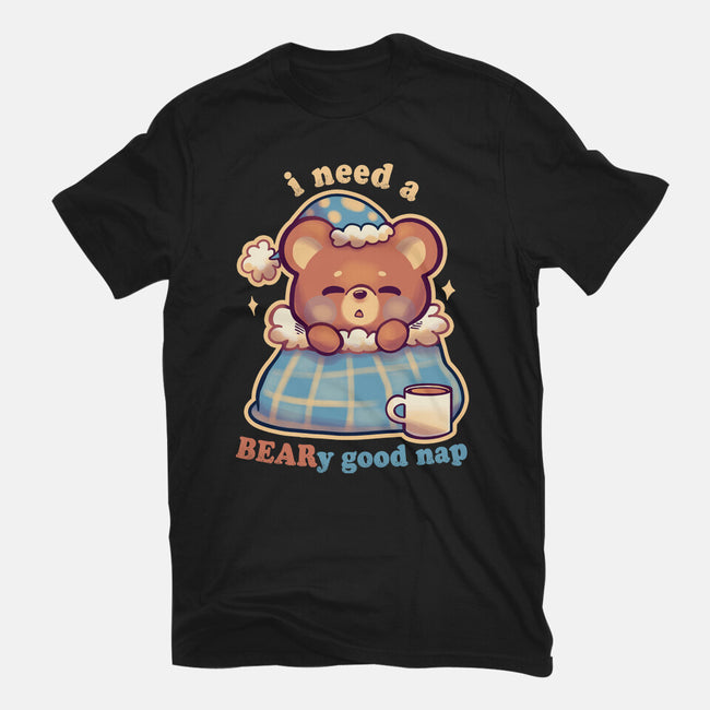 Beary Good Nap-Womens-Fitted-Tee-TechraNova