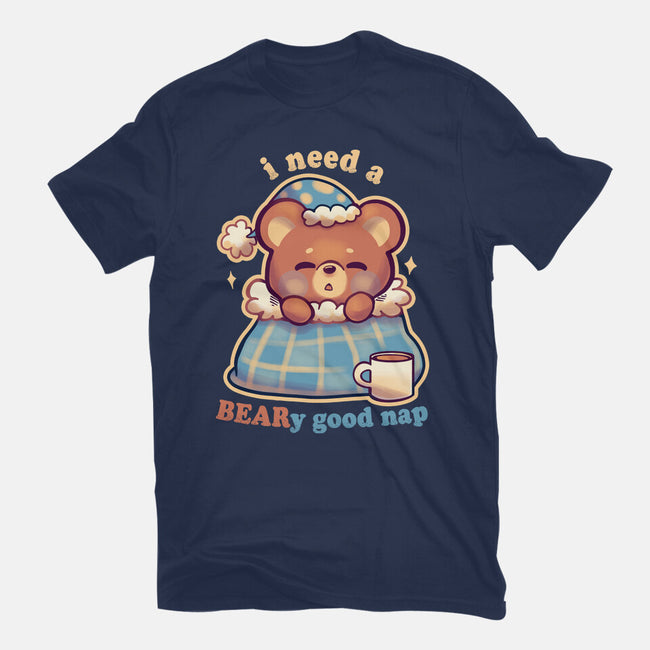 Beary Good Nap-Mens-Heavyweight-Tee-TechraNova