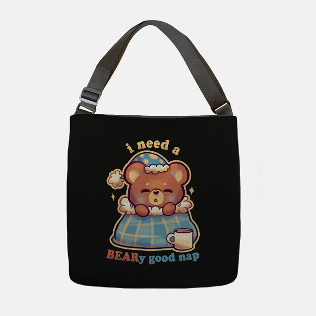 Beary Good Nap-None-Adjustable Tote-Bag-TechraNova