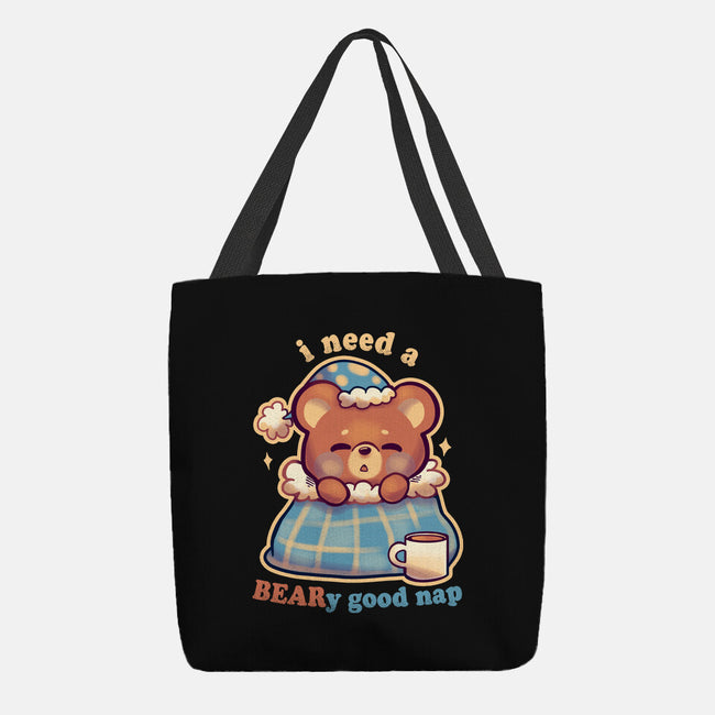 Beary Good Nap-None-Basic Tote-Bag-TechraNova