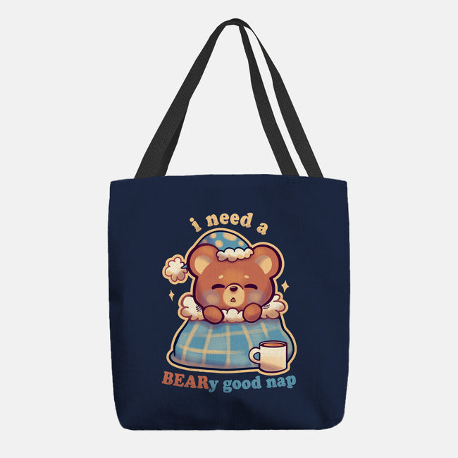 Beary Good Nap-None-Basic Tote-Bag-TechraNova