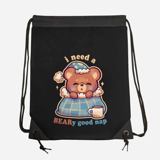 Beary Good Nap-None-Drawstring-Bag-TechraNova