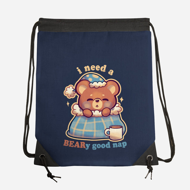 Beary Good Nap-None-Drawstring-Bag-TechraNova