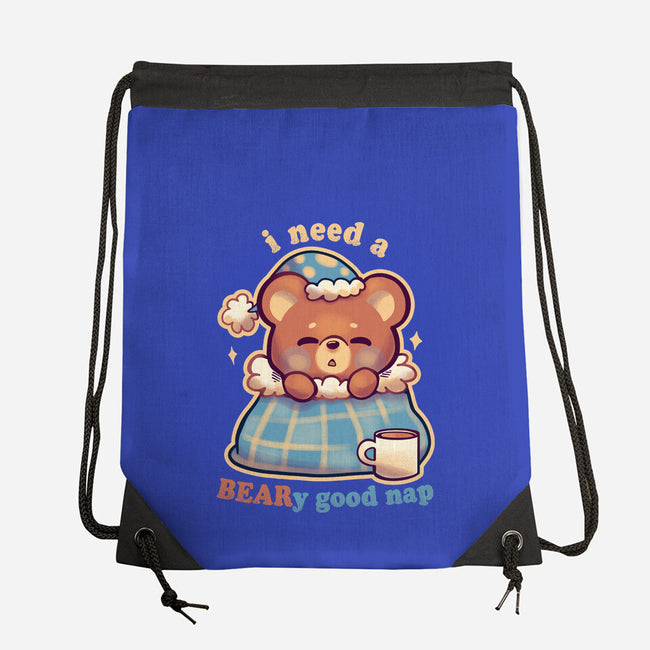 Beary Good Nap-None-Drawstring-Bag-TechraNova