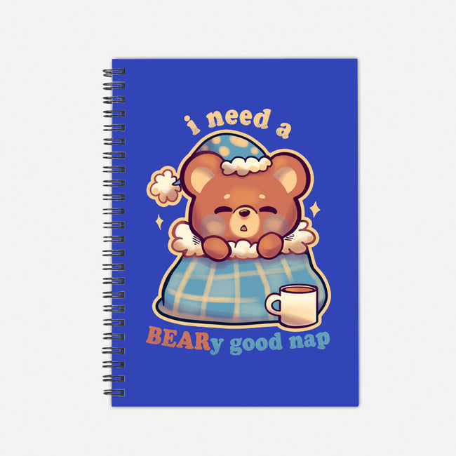 Beary Good Nap-None-Dot Grid-Notebook-TechraNova