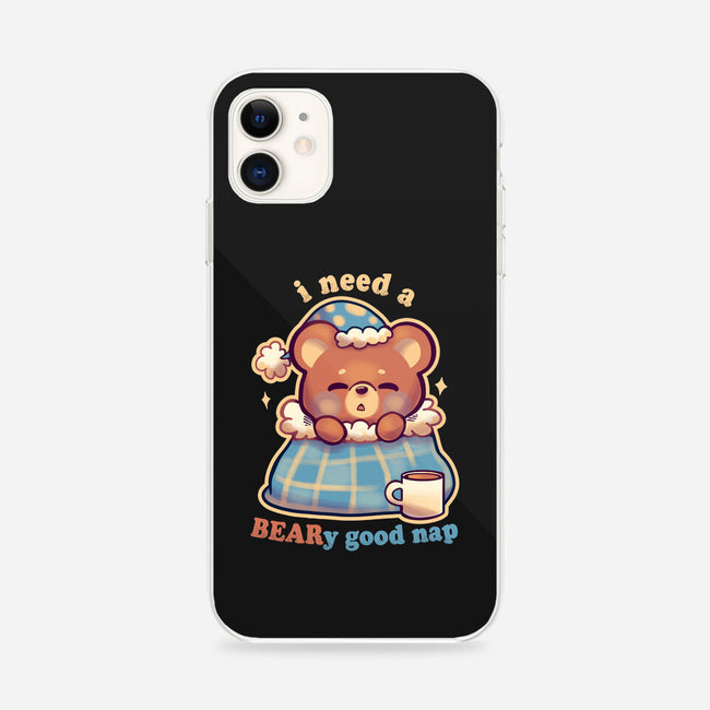 Beary Good Nap-iPhone-Snap-Phone Case-TechraNova