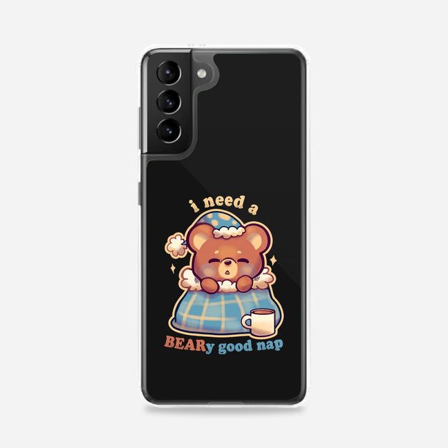 Beary Good Nap-Samsung-Snap-Phone Case-TechraNova