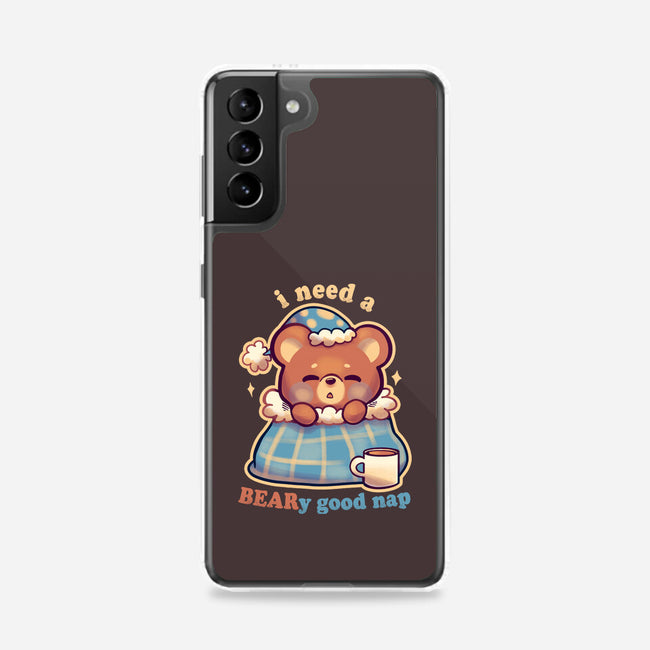 Beary Good Nap-Samsung-Snap-Phone Case-TechraNova