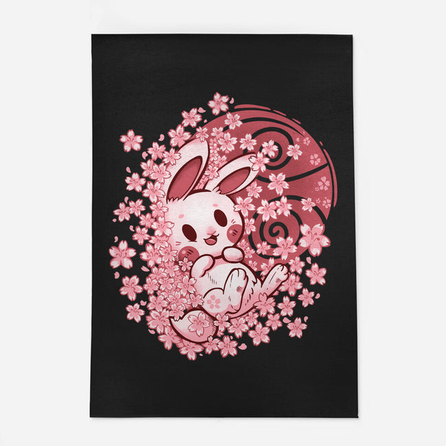 Spring Blossom Bunny-None-Outdoor-Rug-TechraNova