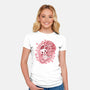 Spring Blossom Bunny-Womens-Fitted-Tee-TechraNova