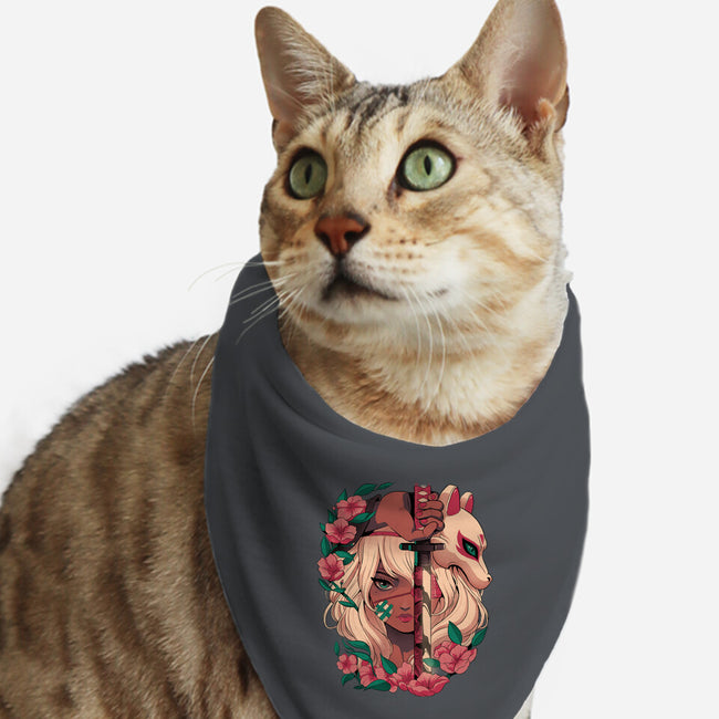 Sakura Blade-Cat-Bandana-Pet Collar-Bruno Mota