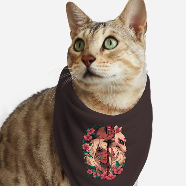 Sakura Blade-Cat-Bandana-Pet Collar-Bruno Mota