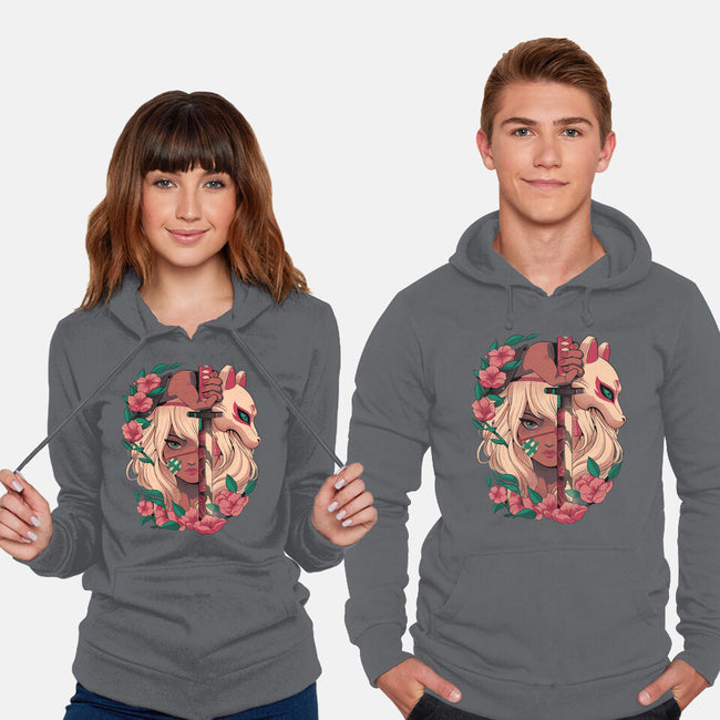 Sakura Blade-Unisex-Pullover-Sweatshirt-Bruno Mota