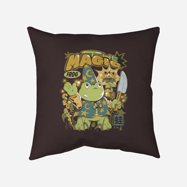 Magic Frog-None-Removable Cover w Insert-Throw Pillow-ilustrata