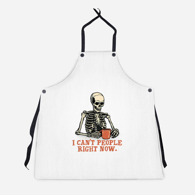 I Can't People Right Now-Unisex-Kitchen-Apron-glitchygorilla