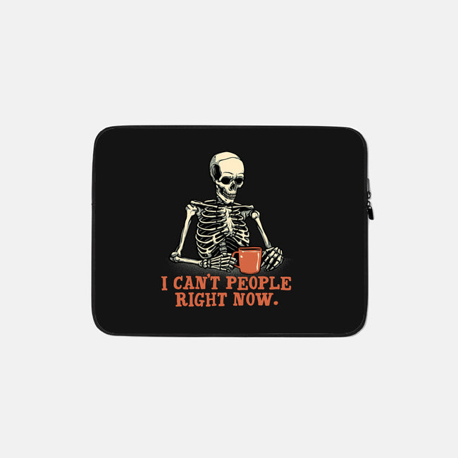 I Can't People Right Now-None-Zippered-Laptop Sleeve-glitchygorilla